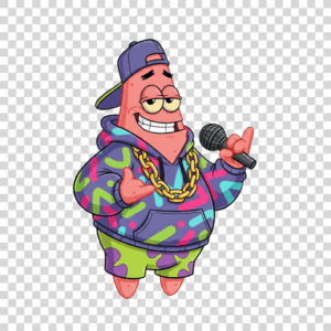 Patrick Star Rapper png Image For Free Download