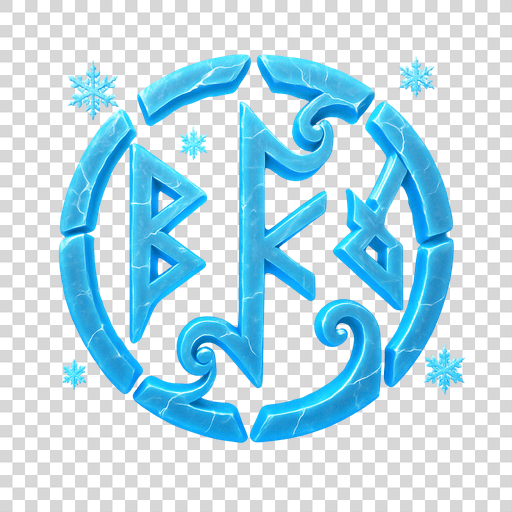 Winter Rune 3D PNG Transparent – Free HD File