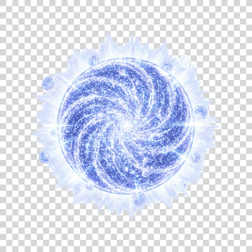 Spirit Bomb PNG Transparent Dragon Ball Energy Effect — free download